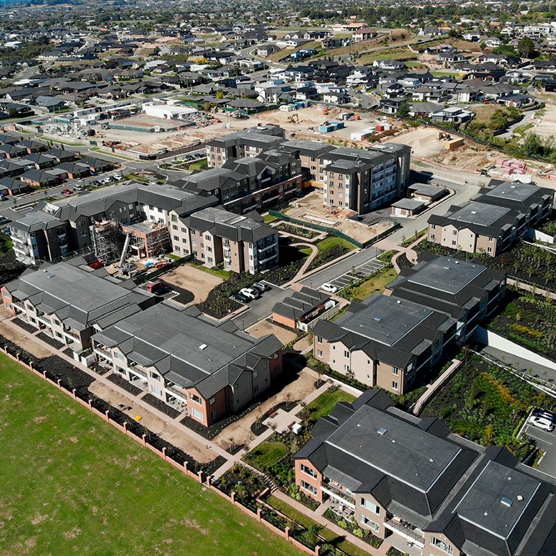 Large Residential Area Buildings