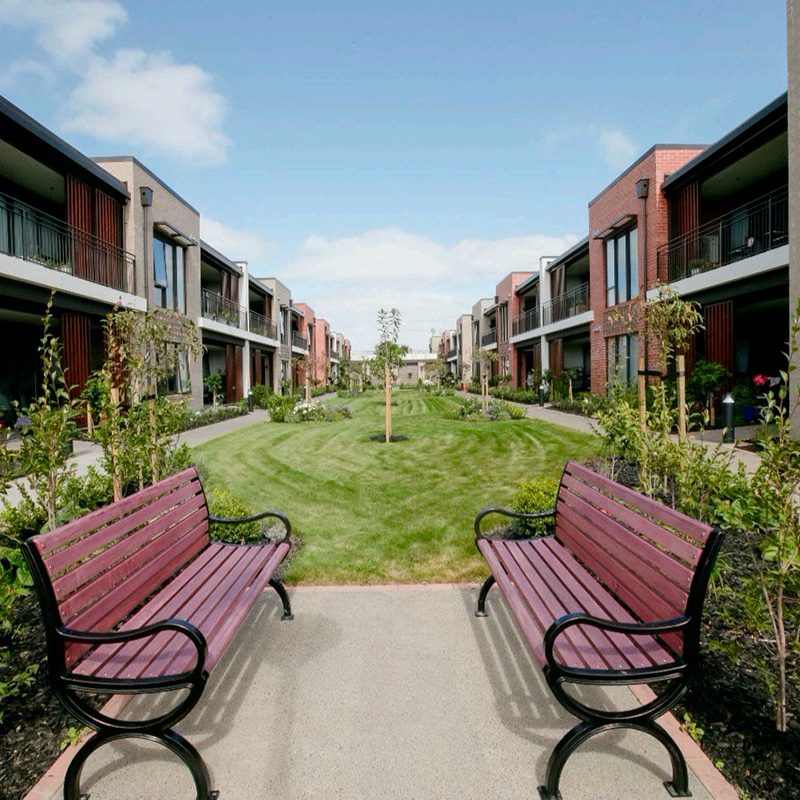 Residential Townhouses Grass Area